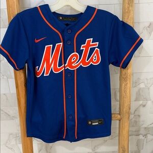 Nike Kids Royal Blue Lindor Mets Jersey size small